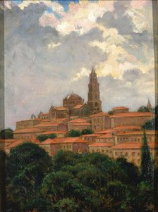 Cathedral at le Puy, 1911. Creator: Carroll Beckwith.