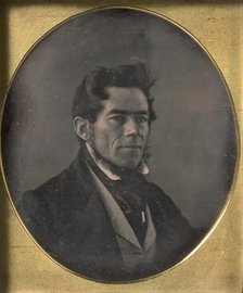 Man with Chinstrap Beard, 1840s. Creator: John Plumbe.