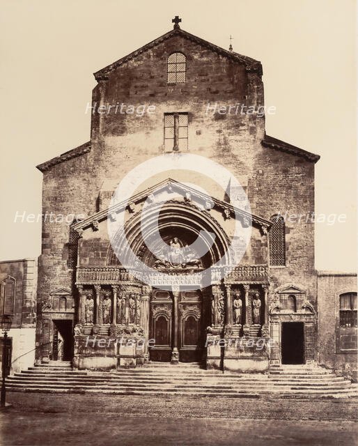 Arles, St. Trophime, 1861 or after. Creator: Edouard Baldus.