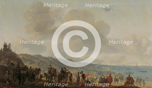 The Departure of Charles II of England from Scheveningen, 2 June 1660, 1660-1674. Creator: Johannes Lingelbach.