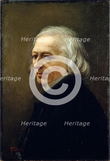 Portrait de Charles Philipon (1800-1862), dessinateur et journaliste, c1860. Creator: Gustave Doré.