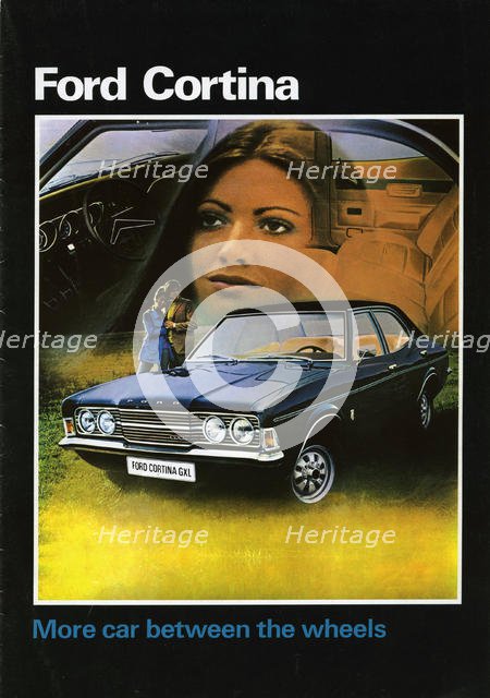 1972 Ford Cortina Mk3 sales brochure cover. Creator: Unknown.