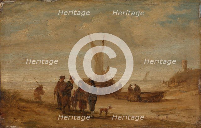 Flemish Coast, probably last half of 17th century. Creator: David Teniers II.