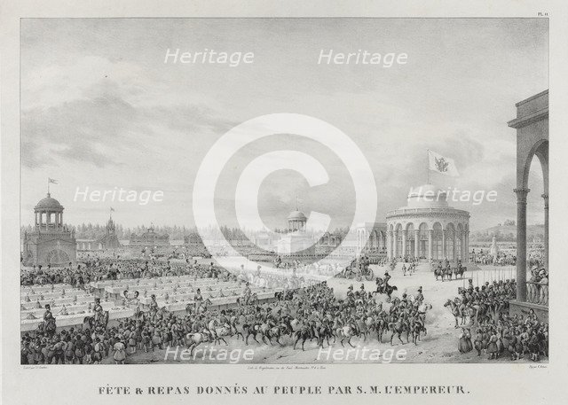 Banquet on the Maidens' Field on September 16, 1826, 1828.