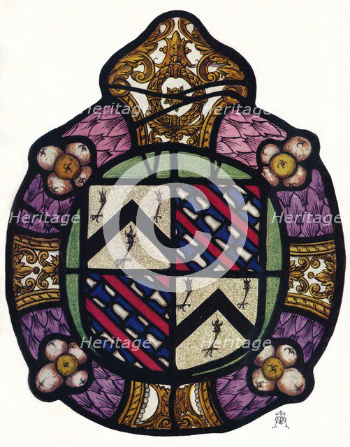 'Arms of Sir Reginald Bray, K.G.', c1900, (1936). Artist: Unknown.