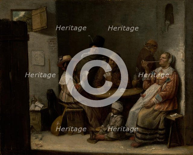 Card Players, about 1645. Creator: Joos van Craesbeeck.