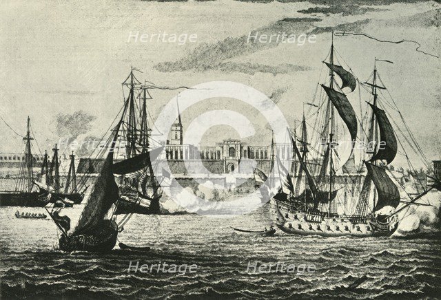 'Old Fort William, from the River (1736)', 1925. Creator: Unknown.