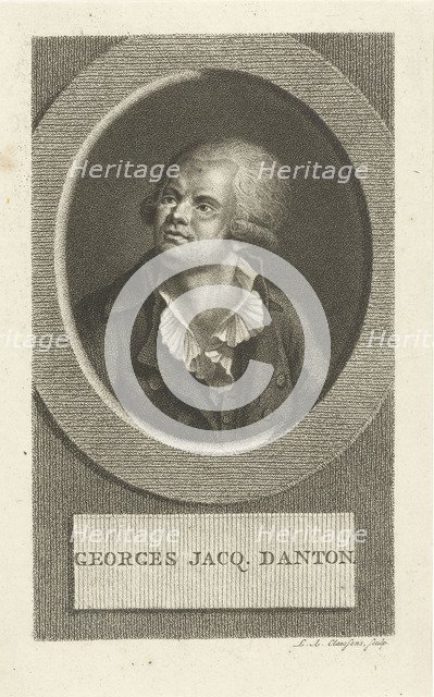 Portrait of Georges Jacques Danton (1759-1794), 1790s.