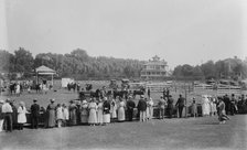 Long Branch, 1918, judging ponies, 1918. Creator: Bain News Service.