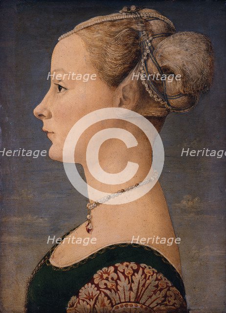 Portrait of a Woman, Second Half of the 15th cen.. Artist: Pollaiuolo, Piero del (1443-1496)