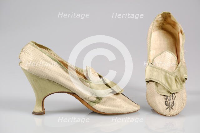 Shoes, European, 1770-89. Creator: Unknown.