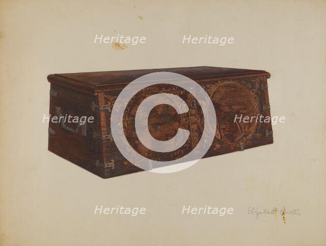 Chest, c. 1936. Creator: Elizabeth Curtis.