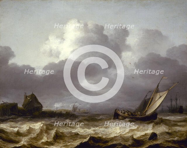 The storm, between 1640 and 1650. Creator: Allart van Everdingen.