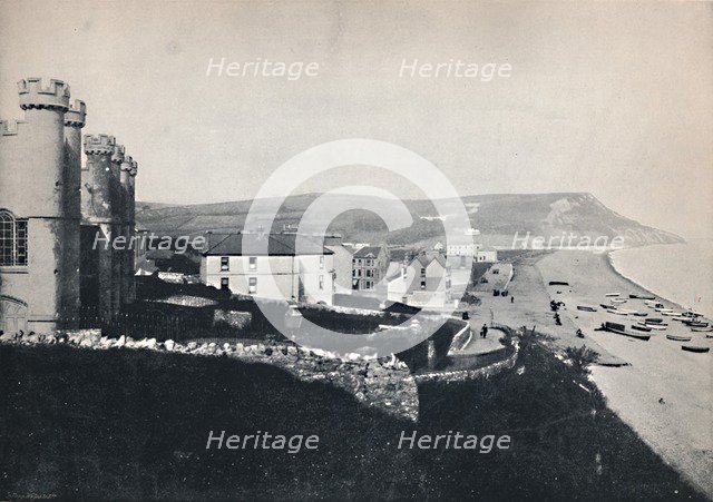 'Seaton - Looking Towards White Cliff', 1895. Artist: Unknown.