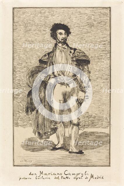 Don Mariano Camprubi (Le Bailarin), 1862. Creator: Edouard Manet.