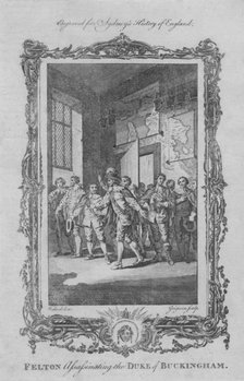 'Felton assassinating the Duke of Buckingham', 1773.  Creator: Charles Grignion.