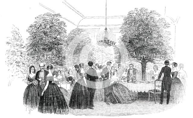 Thr Tea-Room, 1850. Creator: Unknown.