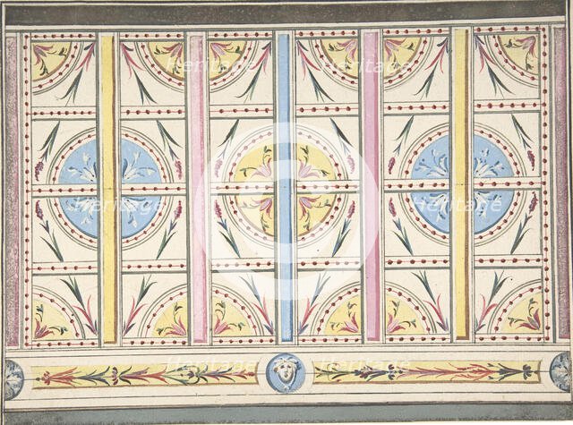 Design for a Wall Decoration, ca. 1800. Creator: Anon.