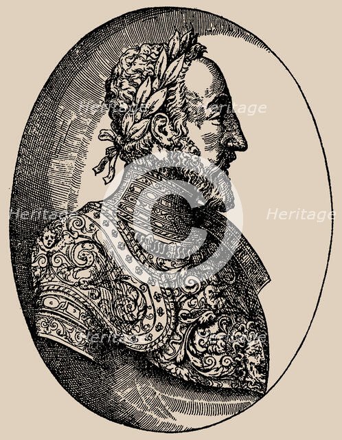 Portrait of the composer Valentin Greff Bakfark (1507-1527), 1564. Creator: Anonymous.