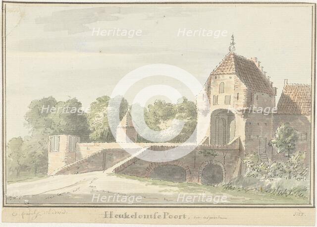 The Heukelomse Poort in Asperen, 1728. Creator: Cornelis Pronk.