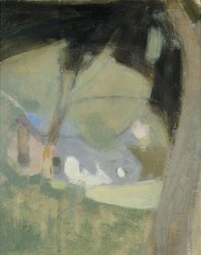 The Old Brewery (Composition), 1918. Creator: Schjerfbeck, Helene (1862-1946).