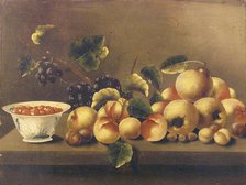 Apples and strawberries, 1660-1670. Creator: CDH.