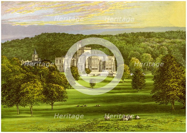 Capernwray, Lancashire, home of the Marton family, c1880. Artist: Unknown