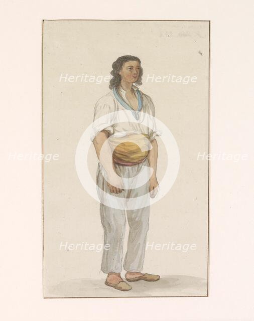 Boy in an inn in Malta, 1778. Creator: Louis Ducros.