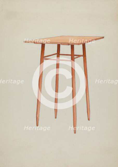 Shaker Stand, c. 1936. Creator: Ray Holden.