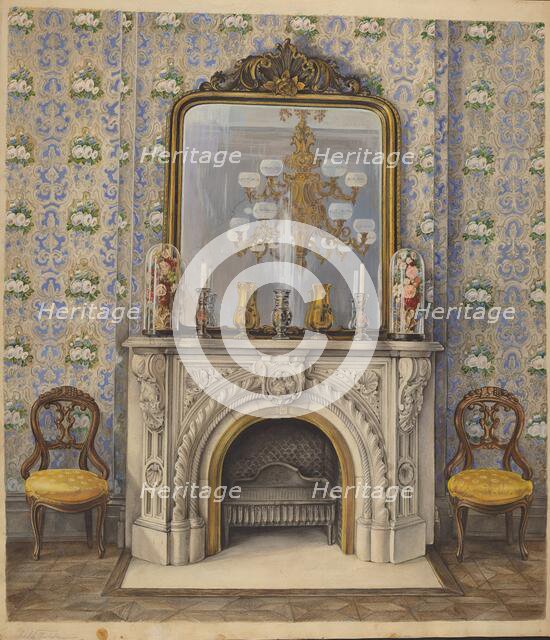 Portion of a Drawing Room, c. 1938. Creator: Elisabeth Fulda.
