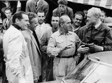 Giuseppe Farina and Mike Hawthorn, Spa-Francorchamps, Belgium, 1953. Artist: Unknown