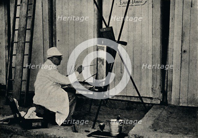 'Painting in France', c1930s, (1945). Creator: Unknown.