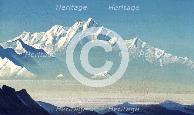 'Mount of Five Treasures (Two Worlds)', 1933.  Artist: Nicholas Roerich