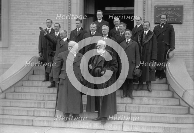 National Geographical [sic] Society - Anniversary of Bell Telephone, 1916. Creator: Harris & Ewing.