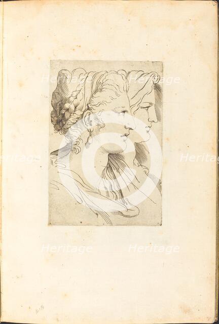 Print from Drawing Book, c. 1610/1620. Creator: Luca Ciamberlano.