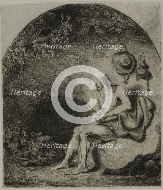 Saint Jerome in Penitence, 1644. Creator: Ferdinand Bol.