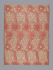 Curtain (Original Design Entitled "Kennet"), England, 1883 (produced 1887). Creator: William Morris.