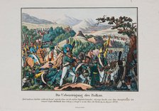 The Army of Graf Ivan Ivanovich Diebitsch crossing the Balkans, c. 1830. Artist: Anonymous  