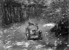 MG J2 competing in the B&HMC Brighton-Beer Trial, Fingle Bridge Hill, Devon, 1934. Artist: Bill Brunell.