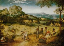 The Hay Harvest (Haymaking), 1565. Creator: Bruegel (Brueghel), Pieter, the Elder (ca 1525-1569).