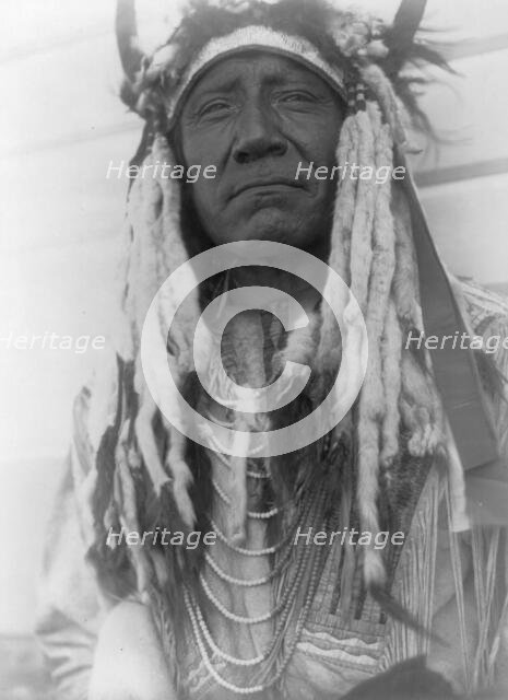 Two Moons-Cheyenne, c1910. Creator: Edward Sheriff Curtis.
