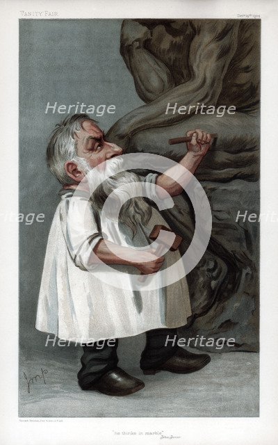 'He Thinks in Marble, Jehu Junior', 1904. Artist: jmp