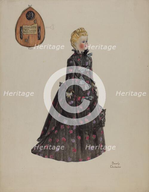 Walking Doll, c. 1938. Creator: Beverly Chichester.