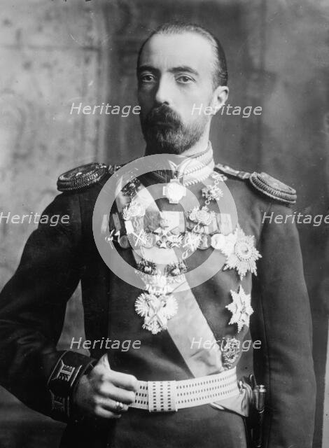 Grand Duke Michael of Russia in uniform, 1910. Creator: Bain News Service.
