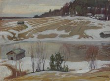 The Last Snow, 1919. Creator: Vaino Hamalainen.