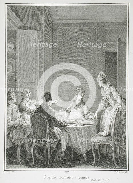 Sophie remettez-vous, 1779. Creator: Nicolas de Launay.
