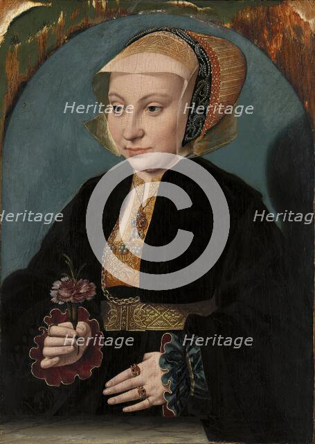 Portrait of a Woman, 1538. Creator: Bartholomaeus Bruyn the Elder.