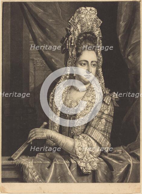 Queen Mary, 1690. Creator: John Smith.