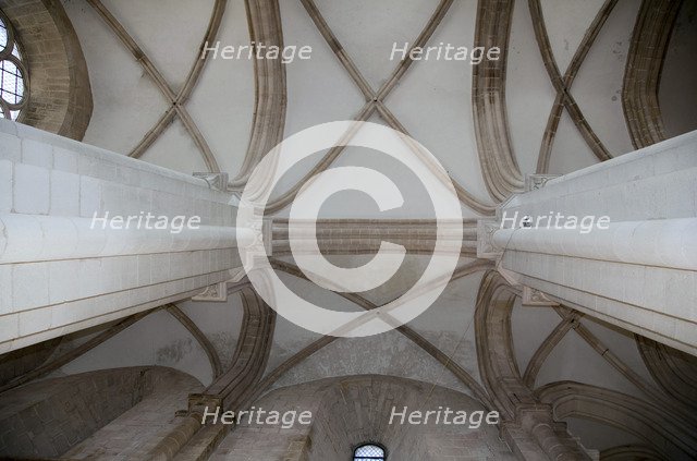 Gothic ceiling, Monastery of Alcobaca, Alcobaca, Portugal, 2009.  Artist: Samuel Magal