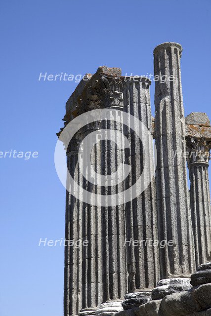 The Temple of Diana, Evora, Portugal, 2009. Artist: Samuel Magal